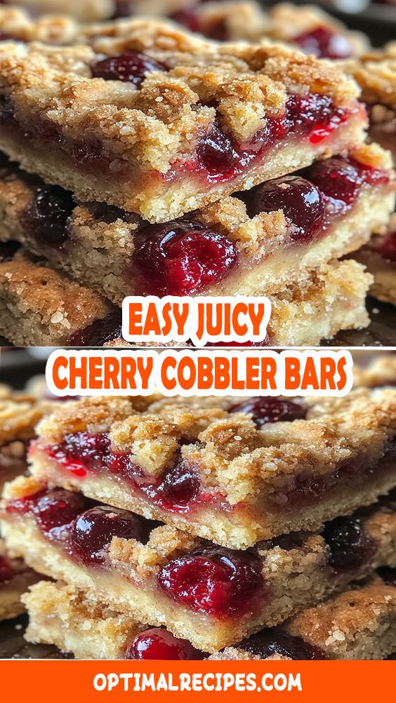 Bake Irresistible Cherry Cobbler Bars Year-Round: Your Easy Guide